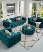 Luxury Modern Italian Design Sofa Set - Image 2
