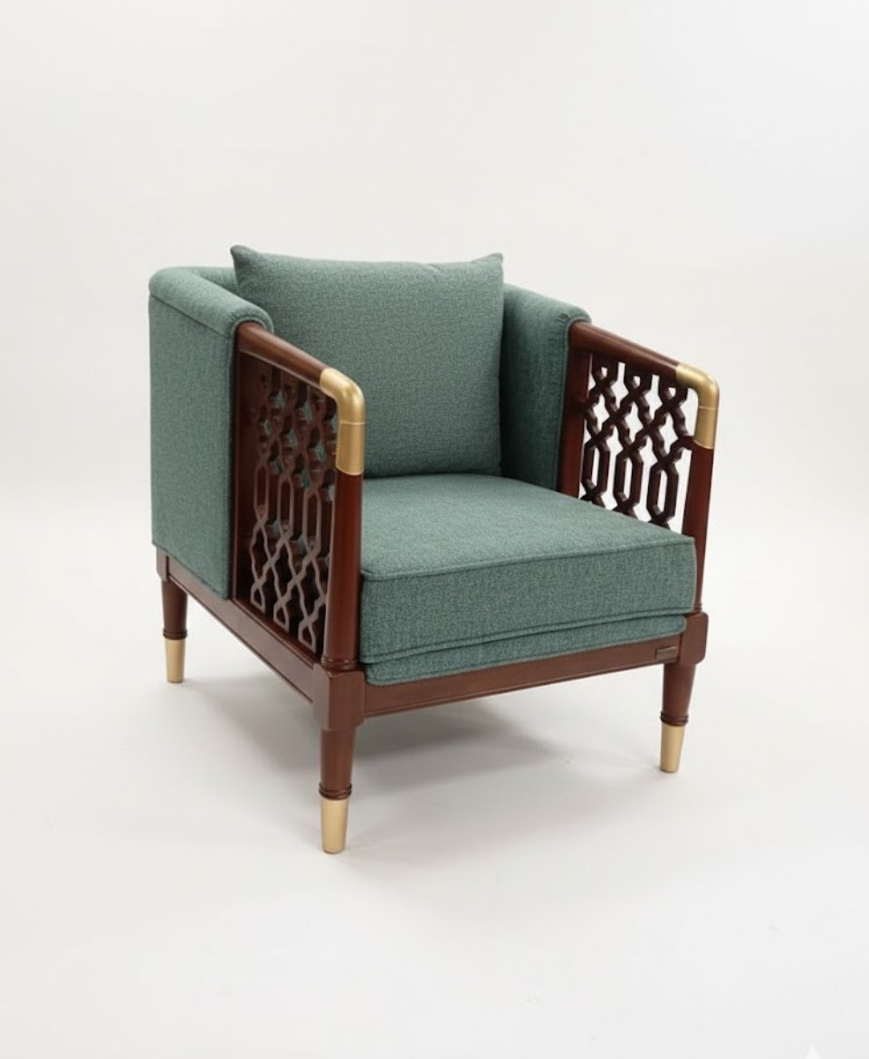 wooden sofa Wooden Single Sofa - Image 1